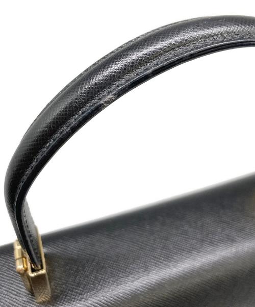 Salvatore Ferragamo（サルヴァトーレ フェラガモ）Salvatore Ferragamo (サルヴァトーレ フェラガモ) 2WAYショルダーバッグ　ガンチーニ ブラックの古着・服飾アイテム