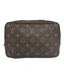 LOUIS VUITTON（ルイ ヴィトン）の古着「コスメポーチ　トゥルーストワレット28」｜ブラウン
