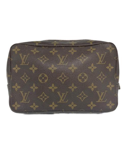 LOUIS VUITTON（ルイ ヴィトン）LOUIS VUITTON (ルイ ヴィトン) コスメポーチ　トゥルーストワレット28 ブラウンの古着・服飾アイテム