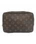 LOUIS VUITTON（ルイ ヴィトン）の古着「コスメポーチ　トゥルーストワレット28」｜ブラウン