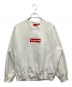 SUPREMEシュプリーム）の古着「WASHED BOX LOGO CREWNECK」｜ホワイト