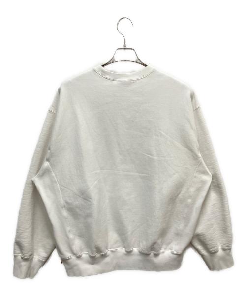 SUPREME（シュプリーム）SUPREME (シュプリーム) WASHED BOX LOGO CREWNECK ホワイト サイズ:SIZE Lの古着・服飾アイテム