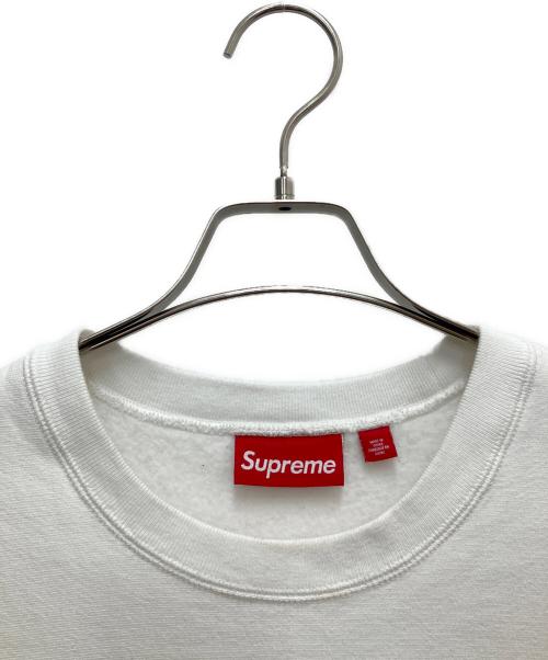 SUPREME（シュプリーム）SUPREME (シュプリーム) WASHED BOX LOGO CREWNECK ホワイト サイズ:SIZE Lの古着・服飾アイテム