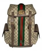 GUCCIグッチ）の古着「GGミディアム バックパック」｜ベージュ