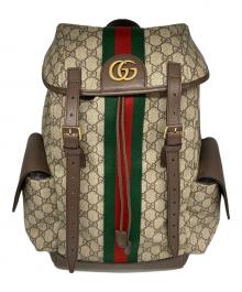 GUCCI（グッチ）の古着「GGミディアム バックパック」｜ベージュ