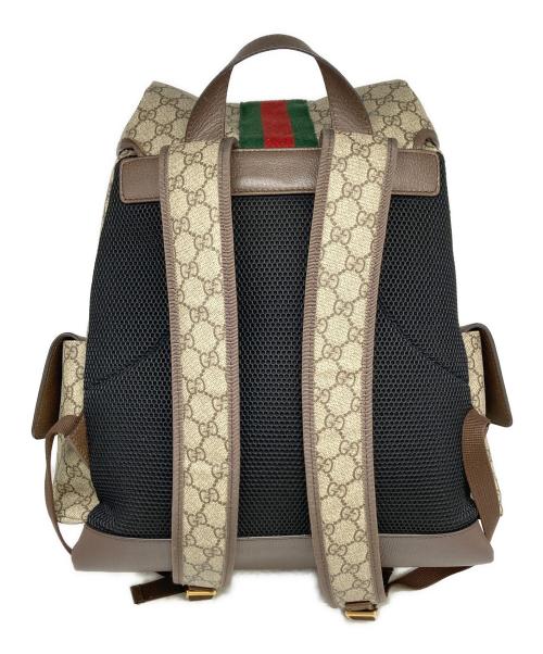 GUCCI（グッチ）GUCCI (グッチ) GGミディアム バックパック ベージュの古着・服飾アイテム