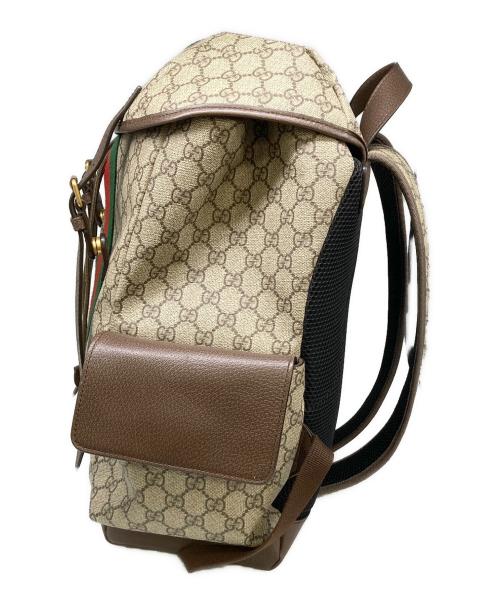GUCCI（グッチ）GUCCI (グッチ) GGミディアム バックパック ベージュの古着・服飾アイテム
