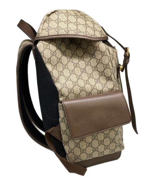 GUCCI（グッチ）GUCCI (グッチ) GGミディアム バックパック ベージュの古着・服飾アイテム