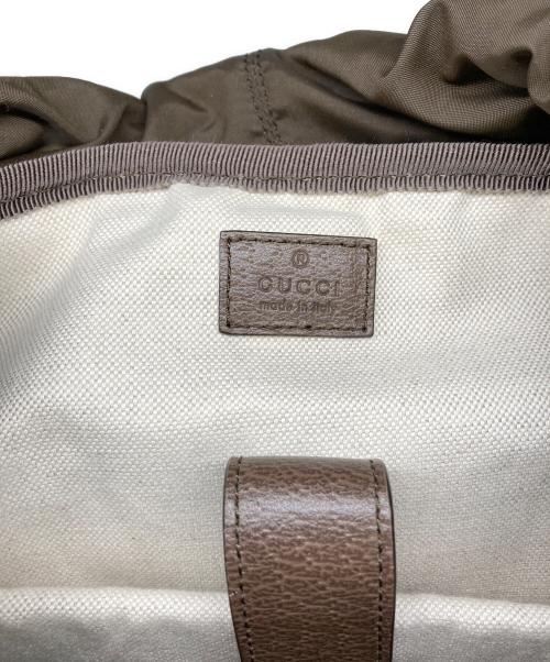 GUCCI（グッチ）GUCCI (グッチ) GGミディアム バックパック ベージュの古着・服飾アイテム