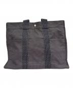 HERMESエルメス）の古着「トートバッグ　エールラインMM」｜グレー