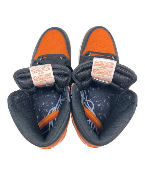 NIKE（ナイキ）NIKE (ナイキ) AIR JORDAN 1 RETRO HIGH OG ホワイト×オレンジ サイズ:SIZE 26.5cmの古着・服飾アイテム