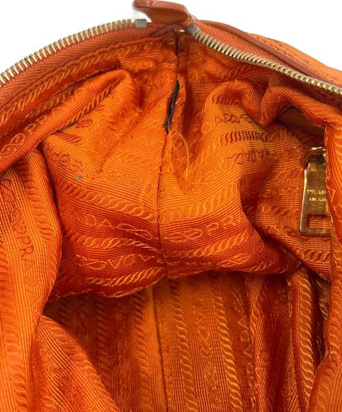 PRADA（プラダ）PRADA (プラダ) 2WAYショルダーバッグ オレンジの古着・服飾アイテム