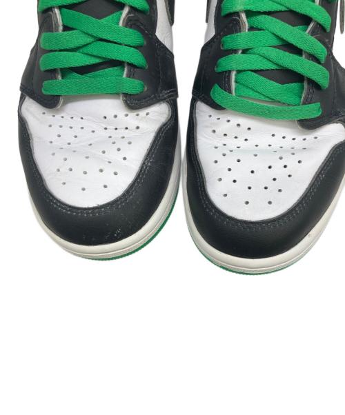 NIKE（ナイキ）NIKE (ナイキ) Air Jordan 1 ホワイト×グリーン サイズ:SIZE 28cmの古着・服飾アイテム