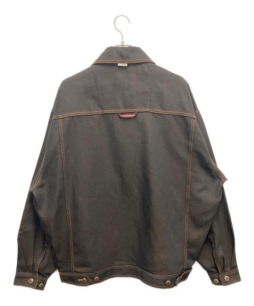FUBU（フブ）FUBU (フブ) デニムジャケット ブラウン サイズ:SIZE XLの古着・服飾アイテム
