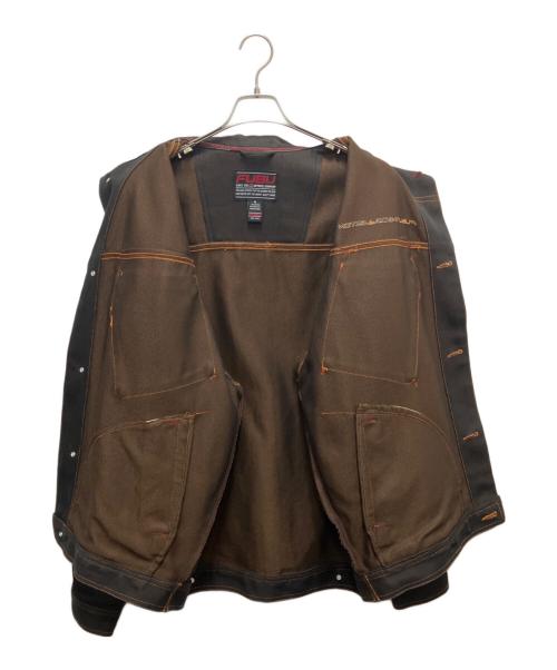 FUBU（フブ）FUBU (フブ) デニムジャケット ブラウン サイズ:SIZE XLの古着・服飾アイテム