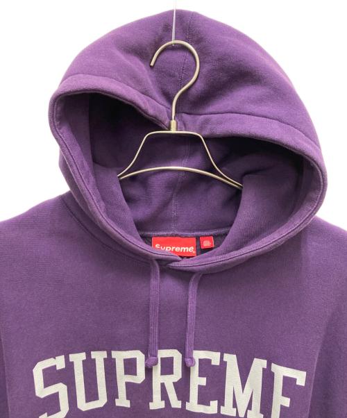 SUPREME（シュプリーム）SUPREME (シュプリーム) Varsity Hooded Sweatshirt パープル サイズ:SIZE Sの古着・服飾アイテム