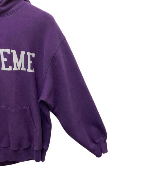 SUPREME（シュプリーム）SUPREME (シュプリーム) Varsity Hooded Sweatshirt パープル サイズ:SIZE Sの古着・服飾アイテム