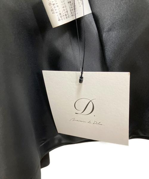 maison de dolce（メゾンドドルチェ）maison de dolce (メゾンドドルチェ) ノーカラージャケット ブラック サイズ:SIZE Mの古着・服飾アイテム