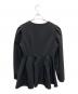maison de dolce (メゾンドドルチェ) ノーカラージャケット ブラック サイズ:SIZE M：10000円