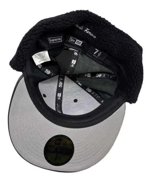 SUPREME（シュプリーム）Supreme (シュプリーム) New Era (ニューエラ) Leather Earflap ブラックの古着・服飾アイテム