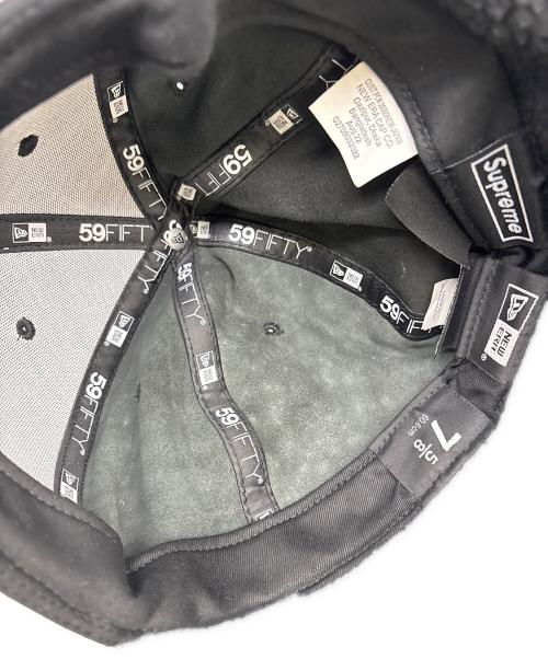 SUPREME（シュプリーム）Supreme (シュプリーム) New Era (ニューエラ) Leather Earflap ブラックの古着・服飾アイテム