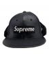 Supreme（シュプリーム）の古着「Leather Earflap」｜ブラック