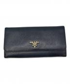PRADAプラダ）の古着「長財布」｜ブラウン
