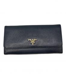 PRADA（プラダ）の古着「長財布」｜ブラウン