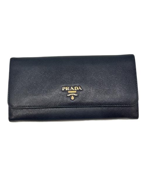 PRADA（プラダ）PRADA (プラダ) 長財布 ブラウンの古着・服飾アイテム