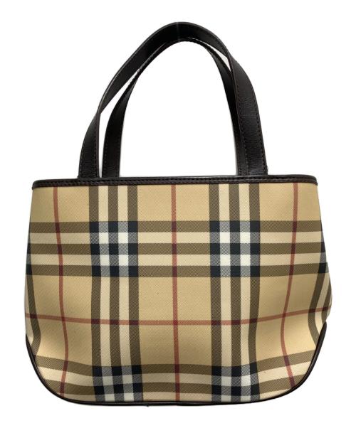 BURBERRY LONDON（バーバリーロンドン）BURBERRY LONDON (バーバリーロンドン) トートバッグ　ノバチェック ベージュの古着・服飾アイテム