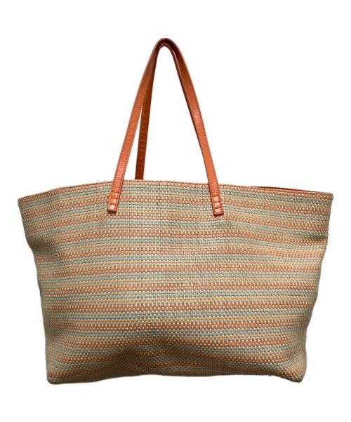 FENDI（フェンディ）FENDI (フェンディ) セレリアストロートートバッグ ベージュの古着・服飾アイテム