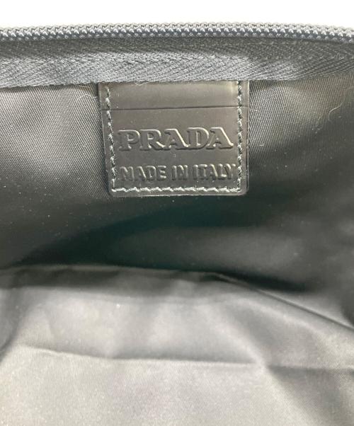 PRADA（プラダ）PRADA (プラダ) ナイロンポーチ ブラックの古着・服飾アイテム
