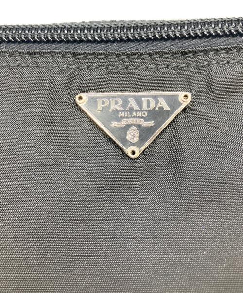 PRADA（プラダ）PRADA (プラダ) ナイロンポーチ ブラックの古着・服飾アイテム