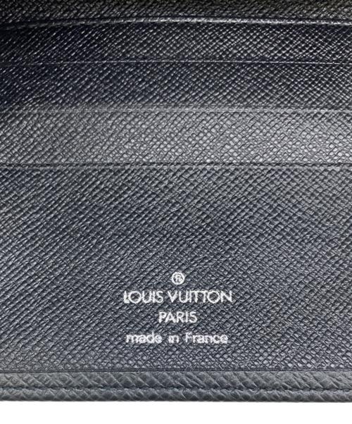 LOUIS VUITTON（ルイ ヴィトン）LOUIS VUITTON (ルイ ヴィトン) 2つ折り財布　ポルト ビエ 3カルト クレディ ブラックの古着・服飾アイテム