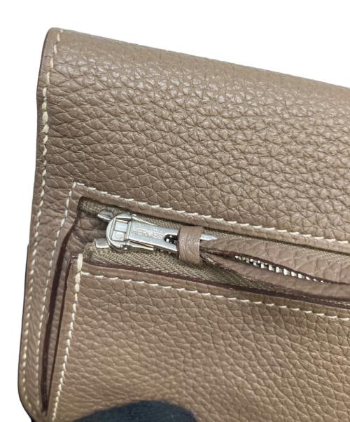 HERMES（エルメス）HERMES (エルメス) 長財布　ドゴンロング ベージュの古着・服飾アイテム