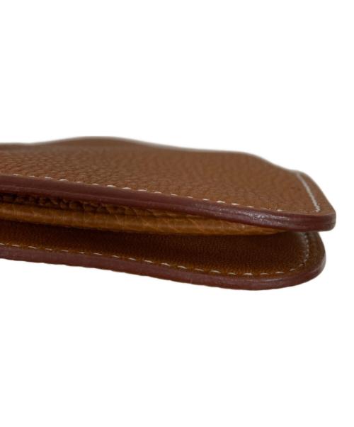 HERMES（エルメス）HERMES (エルメス) カードケース　ドゴン ブラウンの古着・服飾アイテム