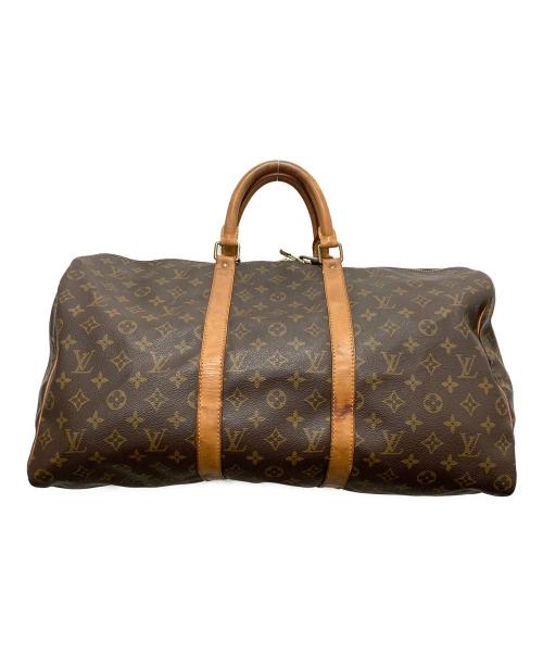 LOUIS VUITTON（ルイ ヴィトン）LOUIS VUITTON (ルイ ヴィトン) トラベルバッグ　キーポル50 ブラウンの古着・服飾アイテム