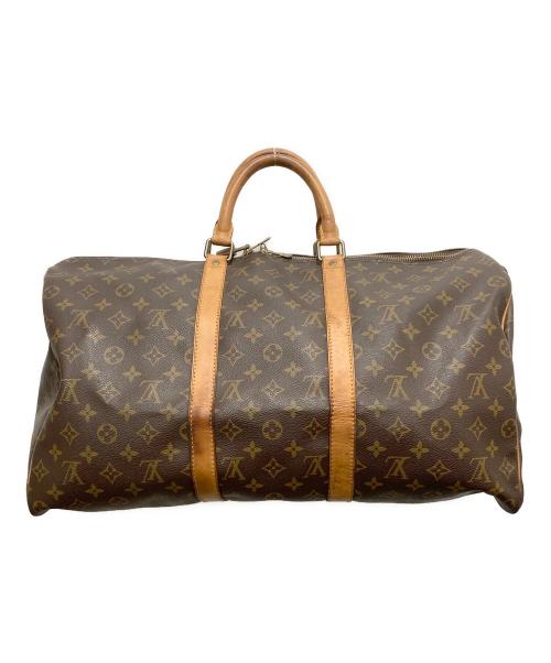 LOUIS VUITTON（ルイ ヴィトン）LOUIS VUITTON (ルイ ヴィトン) トラベルバッグ　キーポル50 ブラウンの古着・服飾アイテム