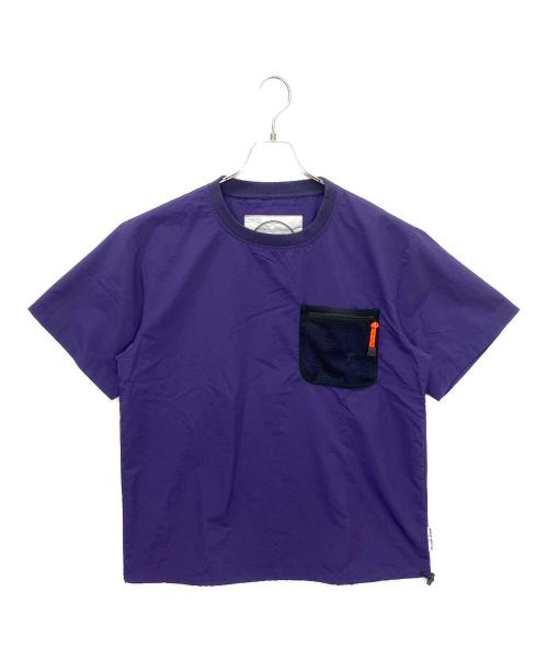 BURLAP OUTFITTER（バーラップアウトフィッター）BURLAP OUTFITTER (バーラップアウトフィッター) 半袖カットソー パープル サイズ:Mの古着・服飾アイテム