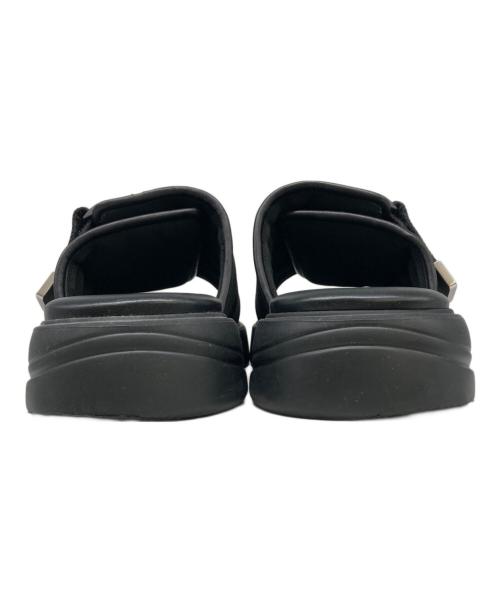 BOTTEGA VENETA（ボッテガベネタ）BOTTEGA VENETA (ボッテガベネタ) ダブルバックルサンダル ブラック サイズ:SIZE 44（約28.5cm〜29.0cm相当）の古着・服飾アイテム