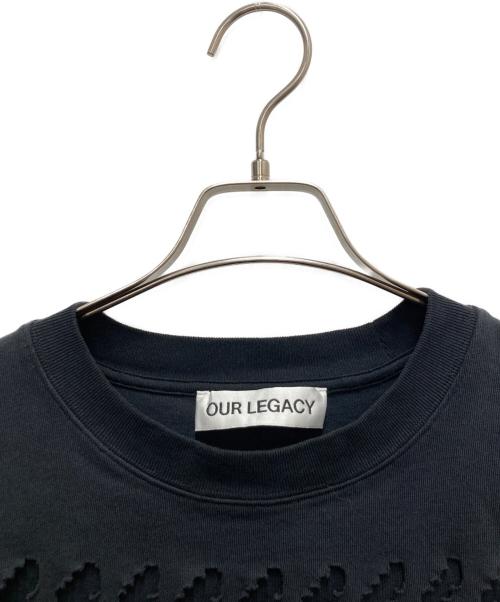 OUR LEGACY（アワーレガシー）OUR LEGACY (アワーレガシー) カットアウトデザイントレーナー ブラック サイズ:SIZE 48（M～Lサイズ相当）の古着・服飾アイテム
