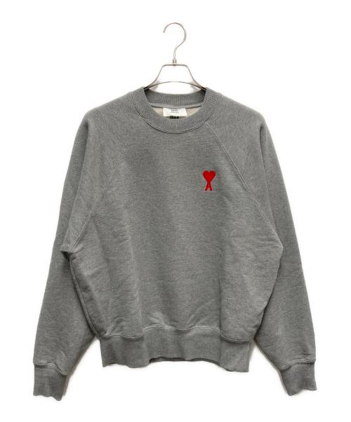 ami（アミ）ami (アミ) クルーネックスウェット ホワイト サイズ:SIZE Lの古着・服飾アイテム