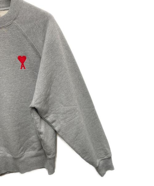 ami（アミ）ami (アミ) クルーネックスウェット ホワイト サイズ:SIZE Lの古着・服飾アイテム