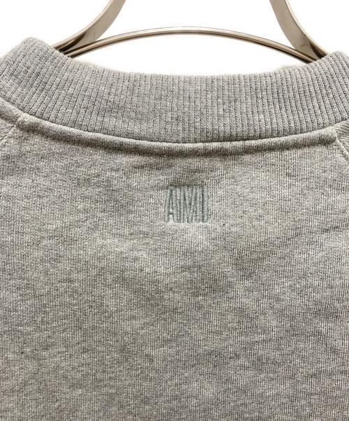 ami（アミ）ami (アミ) クルーネックスウェット ホワイト サイズ:SIZE Lの古着・服飾アイテム