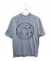 Acne studios（アクネ ストゥディオズ）の古着「ダメージロゴTシャツ」｜ブルー