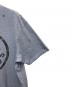 中古・古着 Acne studios (アクネ ストゥディオズ) ダメージロゴTシャツ ブルー サイズ:SIZE S：18000円