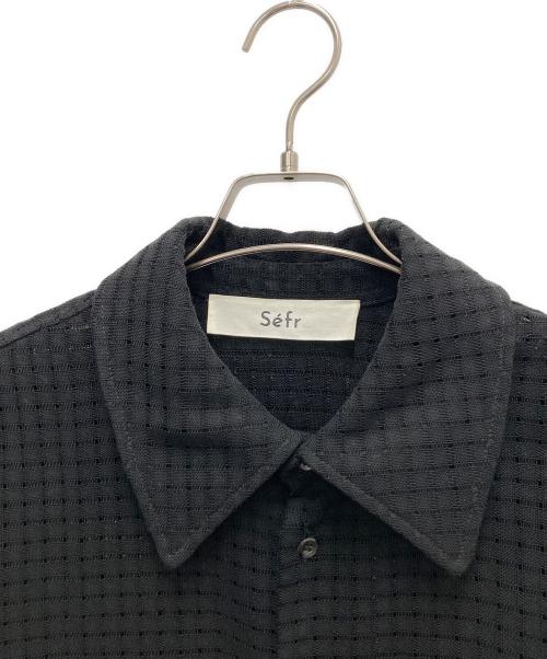 Sefr（セファ）Sefr (セファ) 長袖シャツ ブラック サイズ:SIZE Sの古着・服飾アイテム