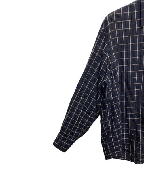 OUR LEGACY（アワーレガシー）OUR LEGACY (アワーレガシー) ABOVE SHIRT Dark Mediterranean Check ネイビー サイズ:SIZE 44の古着・服飾アイテム