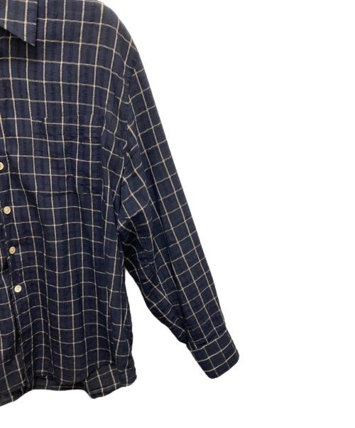 OUR LEGACY（アワーレガシー）OUR LEGACY (アワーレガシー) ABOVE SHIRT Dark Mediterranean Check ネイビー サイズ:SIZE 44の古着・服飾アイテム