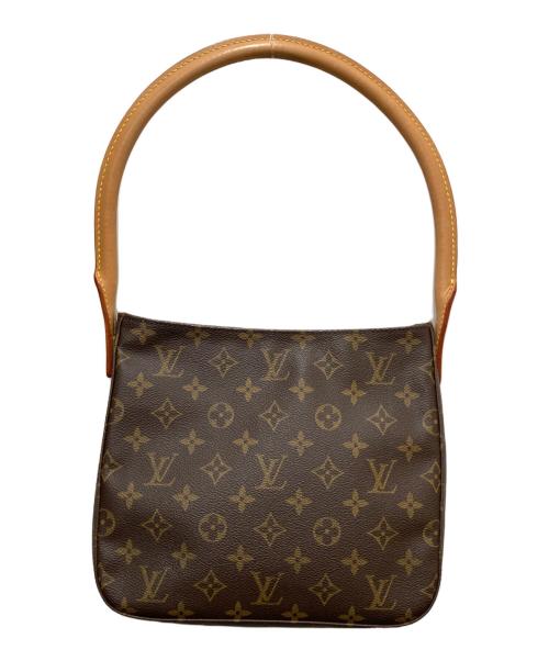 LOUIS VUITTON（ルイ ヴィトン）LOUIS VUITTON (ルイ ヴィトン) ショルダーバッグ　ルーピングMM ブラウンの古着・服飾アイテム